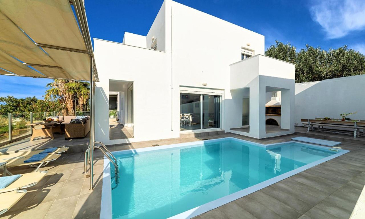 Cretan Sunset Villa Heated Pool Dhrámia Eksteriør bilde